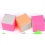  2PCS Double-sided Mini Nail File Blocks Colorful Sponge Nail Polish Sanding Buffer Strips Polishing Manicure Tools