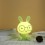 Rabbit Night Lights Baby Bedroom Bedside Lamp Cute Animal USB Creative Christmas Gifts Children Kids Room Decor LED Night Lamps