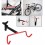 Solid Bike Wall Mount Hook Room Bicycle Hanger Cycle Horizontal Folding Racks