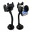 Car smartphone holder with flexible neck