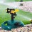 Automatic Rotating Garden Lawn Water Sprinklers System Quick Coupling Lawn Rotating Nozzle Garden Irrigation Supplies