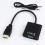HDMI Compatible to VGA Adapter Cable Converter Digital to Analog Video for PC Laptop Audio Cable TVBox PS4 HD TV Projector