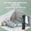 Black Leafless Fan Air Purification Cooling Tower Bladeless Fan Electric Vertical Tower Air Cooler Fan Summer Cooling Spray Fan