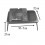 E-table  folding abs laptop table with fans