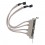 2*9P to 4*USB Cable on the metal part