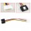 Sata power cable with clip