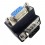 90 degrees VGA male to female adapter
