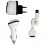 for Apple 30pin Stretch Cable Big Head Home Car Charger 3 in 1 Charger Kit for iPad iPhone