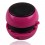 pink round speaker with MP3