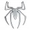 3D spider mark sticker