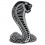 3D cobra mark sticker