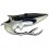 3D sharks mark sticker