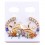 Crown Shaped Earrings With Diamonds