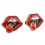 Red lips Shape Earrings