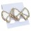 Diamond Butterfly Knot Shape Earrings