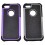 Detachable Plastic Rubber Covers Combined Case for iPhone 5 5S