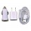 3 in 1 Travel Car Charger Set Home Charger for iPhone 5 5S