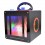 Docking Station Speaker With Remote Control For iPhone4/4s Mp3 card reader player,Wooden flash LED speaker(180X180X193MM)