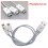 USB to 3 Micro USB sysnc data & charging cable for Samsung Galaxy S4 / Android Smart Phone