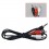 3.5mm to 2*RCA Cable