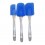 Easy Flex 3-piece  Blue Plastic Silicone Spatula