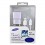2 in 1 USB Travel charger adapter + USB cable kit for Samsung S3 i9300 / S4 i9500 / HTC etc, white 