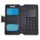 Wholesale slip sticker universal PU mobile phone protect case(4inch-6inch)with two windows