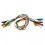 1 set of 10pcs Double-Ended Crocodile Clips Cable Alligator Clips Wire Testing Tool