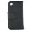 Simple Plain PU Wallet Cover Leather Skin Protect Shell for iPhone 4S 4