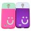 Night Version Standing TPU+PC Back Cover with smile holder Design Night Glow Case Cover for Samsung GALAXY S4 i9500 ( color random)