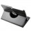 360° Rotating Lichi PU Leather Case with Holder for Samsung Galaxy Tab 3 / P5200 / P5210 ( Black) -- 10.1 inch