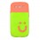 Night Version Standing TPU+PC Back Cover with smile holder Design Night Glow Case Cover for Samsung GALAXY S3 i9300 ( color random)
