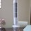 USB Leafless Small Fan Portable Bladeless Table Fan Vertical Air Conditioner Electric Desk Fan For Room