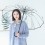 High Quality Kids Umbrella Transparent Big Long Handle Umbrella Male Female Rain Fashion Solid Automatic Creative Rainy Clear