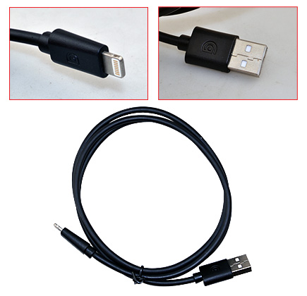 black 8pin cable