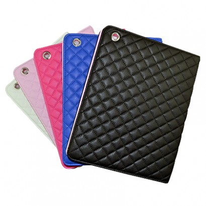 sheep skin pu case for iPad